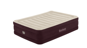 lot 202 image: Bestway� Maroon Tritech Air Mattress Queen 20 with Built-in AC Pump