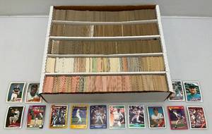 lot 27 image: Large Box Of Misc. Unsorted Baseball Cards