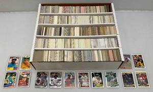 lot 29 image: Large Box Of Misc. Unsorted Baseball Cards