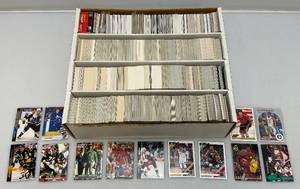 lot 32 image: Large Box Of Misc. Unsorted Sports Cards