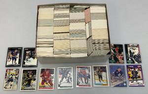 lot 33 image: Box Of Misc. Unsorted Hockey Cards