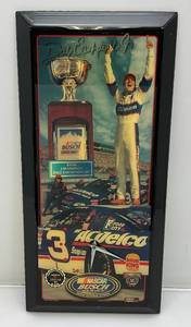 lot 69 image: Vintage Limited Edition of 2148 5,000 11 x 23 Jebco NASCAR Busch Series DALE EARNHARDT JR. Epoxy Clock