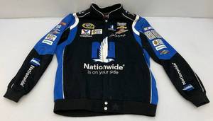lot 74 image: NASCAR Brand NASCAR Jacket Naitionwide Dale Earnhardt Jr. Jacket Size Large (Worn Twice)