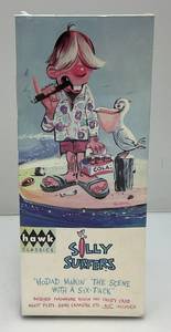 lot 97 image: Vintage Collectible Hawk Brand Classics Weird-Ohs Silly Surfers HoDad Makin The Scene With Six Pack  Model Kit (Factory Sealed)