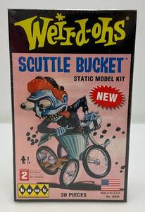 lot 102 image: Vintage Collectible Hawk Brand Weird-Ohs  SCUTTLE BUCKET Static Model Kit (Factory Sealed)