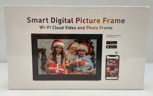 lot 116 image: NEW Smart Digital Picture Frame Wi-Fi Cloud Video and Photo Frame (Factory Sealed)