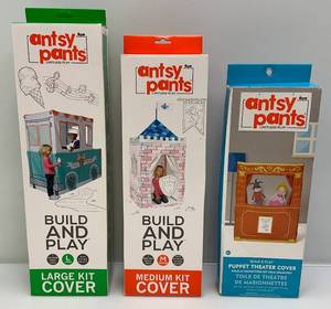 lot 118 image: Misc. Kids ANTSY PANTS Build And Play Cover Sets (NEW)