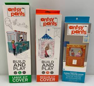 lot 129 image: Misc. Kids ANTSY PANTS Build And Play Cover Sets (NEW)