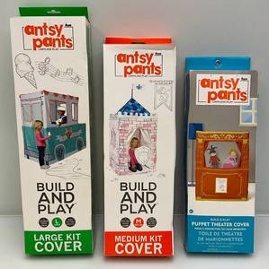 lot 135 image: Misc. Kids ANTSY PANTS Build And Play Cover Sets (NEW)