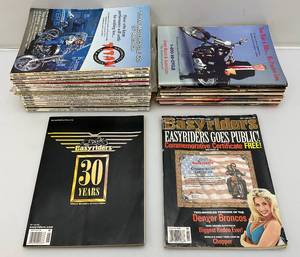 lot 150 image: Vintage Collectible Easyrider Magazines