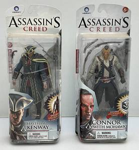 lot 152 image: Collectible McFarlane Toys ASSASSINS CREED (Conner & Haytham Kenway) Action Figures (New Old Stock)