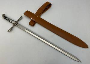 lot 158 image: Collectible ASSASSINS CREED Altair Majestic Sword In Sharp Stainless Steel With Sheath 24 Blade 31 Overall