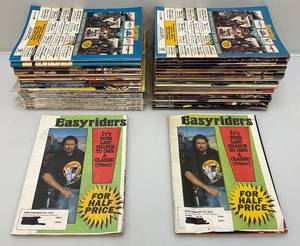 lot 159 image: Vintage Collectible Easyrider Magazines
