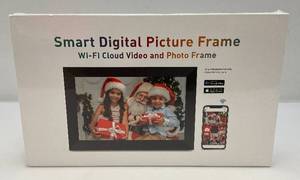 lot 166 image: Smart Digital Picture Frame Wi-Fi Cloud Video and Photo Frame (Factory Sealed)