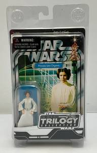 lot 183 image: 2004 STAR WARS The Original TRILOGY Collection Princess Leia Organa (New Old Stock) UNPUNCHED In Protective Case