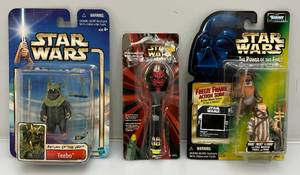 lot 212 image: 1997 STAR WARS Power Of The Force And 2002 Return Of The Jedi Action Figures And More (New Old Stock)
