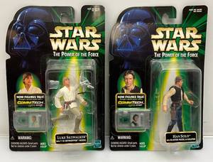 lot 217 image: 1999 STAR WARS Power Of The Force With Comm Tech Chip Action Figures (New Old Stock)