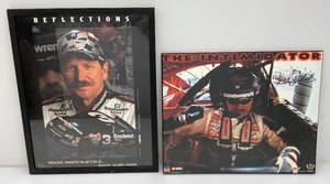 lot 250 image: Collectible Dale Earnhardt Collectibles 1 Framed 17 x 21 14, 1Unframed 20 x 15 34