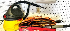 lot 307 image: Stinger WetDry Vac, Jumper cables and Window scrapers