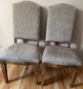 lot 15 image: Pair of Samson International Parson Chairs