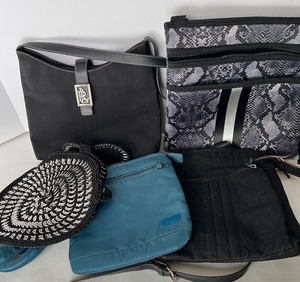 lot 38 image: Handbag  Purses including Ralph Lauren, Pacsafe CitySafe CS-Series, Haute Shore Snake Print Tote and More