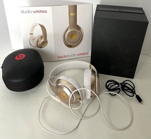 lot 181 image: Beats Studio Wireless Headphones (WhiteGold)