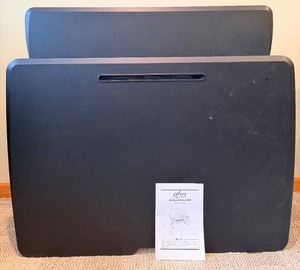 lot 105 image: Adjustable Desktop Riser - OFM Core Collection 5100C-BLK