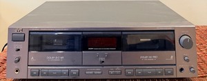 lot 113 image: Stereo Double Cassette Deck - JVC TD-W505