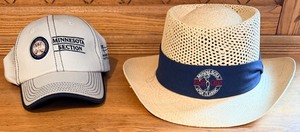 lot 140 image: Minnesota Rush Creek Golf Classic Straw Hat & Minnesota Section PGA Ball Cap