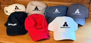 lot 137 image: Lot of 7 The Boulders Hats in various colors and brands