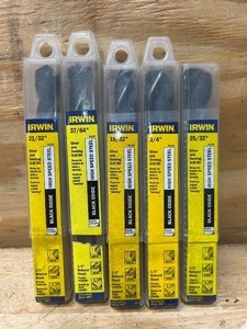 lot 32 image: Irwin Silver and Deming Drill Bit lot of 5