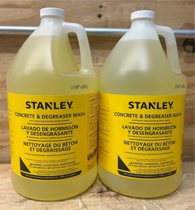 lot 95 image: Stanley Concrete & Degreaser Wash lot of 2