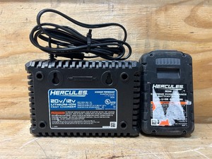 lot 111 image: Hercules 20V12V Lithium-Ion Fast Charger Extreme Performance Battery Pack