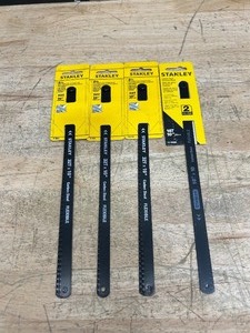 lot 157 image: Stanley hacksaw Blades (lot of 4)