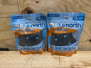 lot 206 image: Due North All Purpose Winter Traction Ice Cleats - XL (lot of 2)