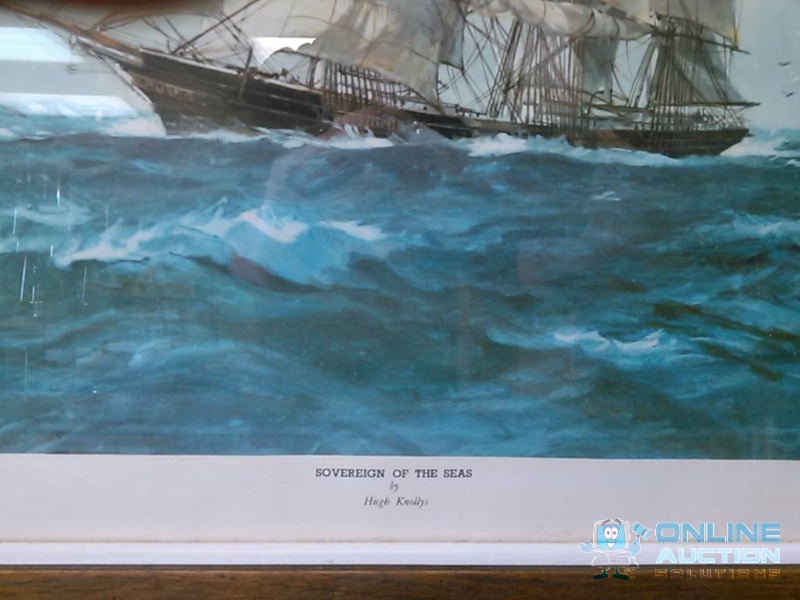 lot 33 image: SIGNED ART SOVEREIGN OF THE SEA BY HUGH KELLY