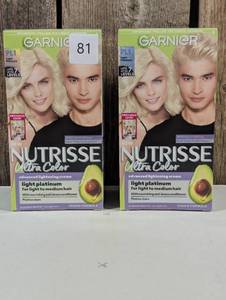 lot 81 image: Garnier Nutrisse Ultra Color Blondes Lightening Cream (set of 2)