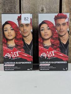 lot 82 image: Splat Hair Color Kit - Luscious Raspberries (set of 2)