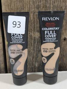 lot 93 image: Revlon ColorStay Full Cover Matte Foundation - 1 fl oz  (set of 2)