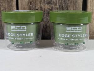 lot 98 image: Eco Styler Natural Finish with Olive Oil Edge Styler Strong Hold 3 oz  (set of 2)