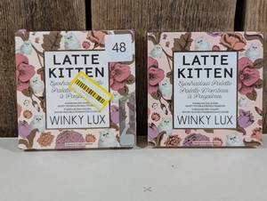 lot 48 image: Winky Lux Latte Kitten Eyeshadow Palette (set of 2)