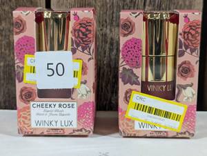 lot 50 image: Winky Lux Cheeky Rose Liquid Blush - 0.21 fl oz Shade Noble  (set of 2)