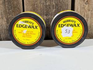 lot 53 image: Murrays Premium Edgewax Gel - 4oz (set of 2)