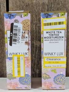 lot 27 image: Winky Lux White Tea Tinted Moisturizer - 1 fl oz  deep tint  (set of 2)