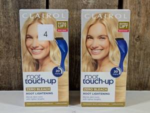 lot 4 image: Clairol Root Touch-Up Permanent Hair Dye, Extra Lift (set of 2)