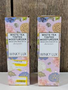 lot 11 image: Winky Lux White Tea Tinted Moisturizer - 1 fl oz  deep tint  (set of 2)