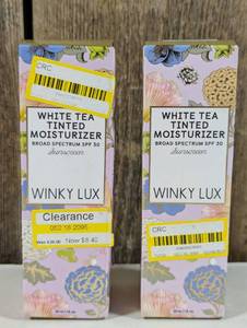 lot 17 image: Winky Lux White Tea Tinted Moisturizer - 1 fl oz deep tint   (set of 2)