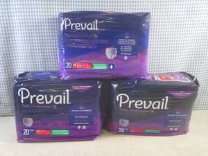 lot 33 image: (A-3) 3 - 20 Count Packs Prevail Da...