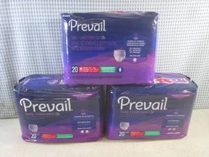 lot 34 image: (A-3) 3 - 20 Count Packs Prevail Da...