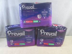 lot 35 image: (A-3) 3 - 20 Count Packs Prevail Da...